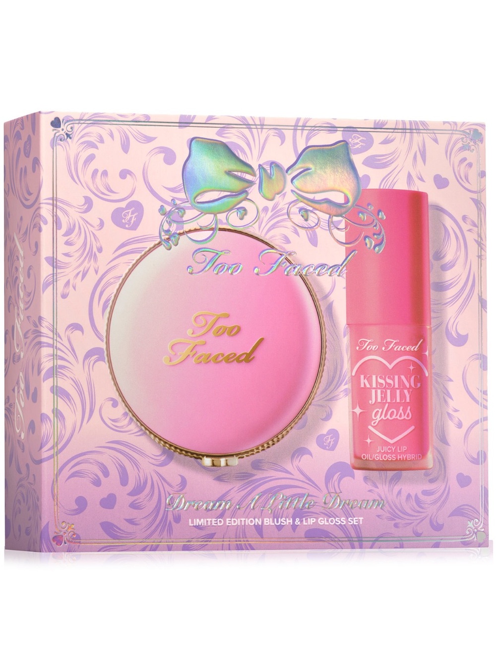Too Faced Dream A Little Dream Limited-Edition Blush & Lip Gloss Set BRAND NEW